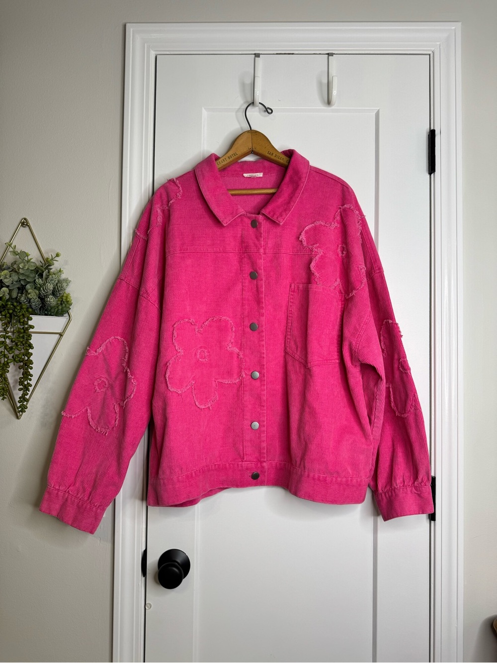 Jodifl Bright Pink Corduroy Jacket